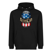 Black American 4th of July Heavyweight Hoodie - CowGirlArtShop