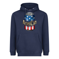 Navy American 4th of July Heavyweight Hoodie - CowGirlArtShop