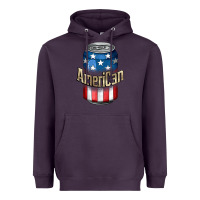 Plum American 4th of July Heavyweight Hoodie - CowGirlArtShop