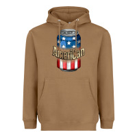 Toasted Coconut American 4th of July Heavyweight Hoodie - CowGirlArtShop