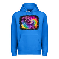 True Royal tie dye leopard glitter background Premium Hoodie - Jasminsmagicworld