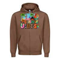 Chestnut summer vibes camp Zipper Hoodie - Zillion Design Studio