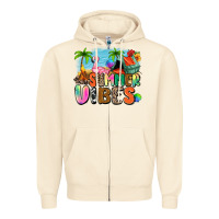 Sandshell summer vibes camp Zipper Hoodie - Zillion Design Studio
