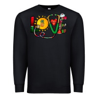 Black summer nurse Premium Sweatshirt - CowhideDigitalArt