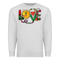 Dove Grey summer nurse Premium Sweatshirt - CowhideDigitalArt