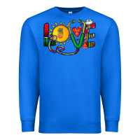 True Royal summer nurse Premium Sweatshirt - CowhideDigitalArt