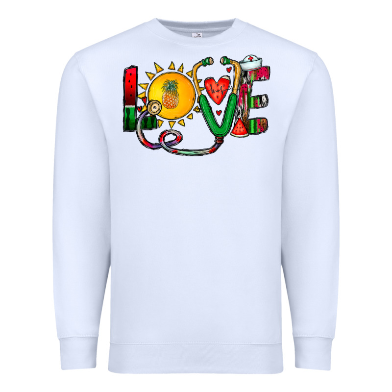 Summer Nurse Premium Sweatshirt by CowhideDigitalArt | Teevron