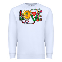 White summer nurse Premium Sweatshirt - CowhideDigitalArt