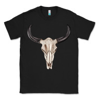 Black western bull skull tbw Classic Tee - texasbilliewilder
