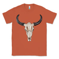 Copper western bull skull tbw Classic Tee - texasbilliewilder