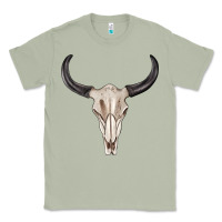 Matcha western bull skull tbw Classic Tee - texasbilliewilder