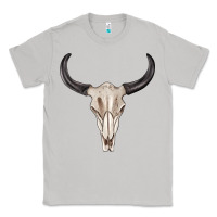 Moon Dust western bull skull tbw Classic Tee - texasbilliewilder