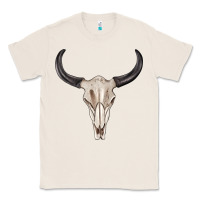 Natural western bull skull tbw Classic Tee - texasbilliewilder