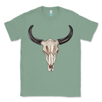 Sage western bull skull tbw Classic Tee - texasbilliewilder