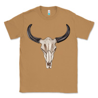 Toasted Coconut western bull skull tbw Classic Tee - texasbilliewilder