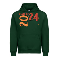 Forest Green custom class of 2024 name of school font  super sn Urban Hoodie - MaliasSmallBusiness