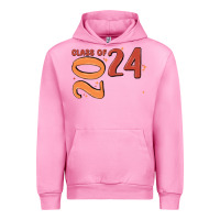 Fuchsia Pink custom class of 2024 name of school font  super sn Urban Hoodie - MaliasSmallBusiness