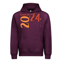 Mauve Wine custom class of 2024 name of school font  super sn Urban Hoodie - MaliasSmallBusiness