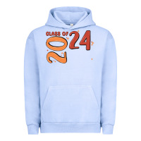 Pigment Grape Ice custom class of 2024 name of school font  super sn Urban Hoodie - MaliasSmallBusiness