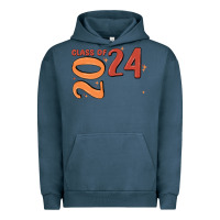 Pigment Midnight Navy custom class of 2024 name of school font  super sn Urban Hoodie - MaliasSmallBusiness