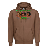 Chestnut juneteenth in my independence day Zipper Hoodie - texasbilliewilder