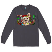 Smoke christmas chihuahua joy Long Sleeve Tee - BarkalooDesign
