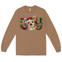 Toasted Coconut christmas chihuahua joy Long Sleeve Tee - BarkalooDesign