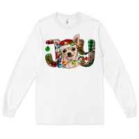 White christmas chihuahua joy Long Sleeve Tee - BarkalooDesign