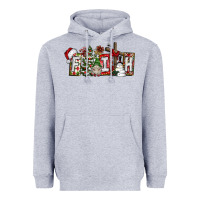 Heather Grey Faith Heavyweight Hoodie - CowhideDigitalArt