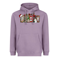 Lavender Faith Heavyweight Hoodie - CowhideDigitalArt