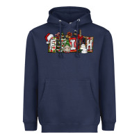 Navy Faith Heavyweight Hoodie - CowhideDigitalArt