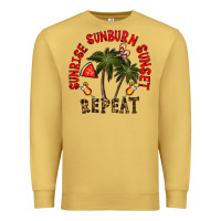 Antique Gold sunrise sunburn sunnset repeat Premium Sweatshirt - CowhideDigitalArt