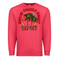 Cardinal sunrise sunburn sunnset repeat Premium Sweatshirt - CowhideDigitalArt