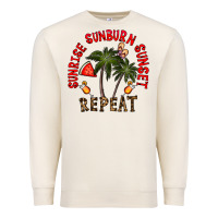 Sandshell sunrise sunburn sunnset repeat Premium Sweatshirt - CowhideDigitalArt