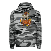 Slate Camo farm animals stack Premium Hoodie - LillyAllenDesigns
