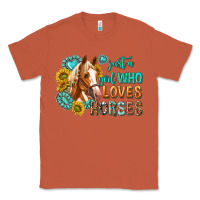 Copper western just a girl who loves horses Classic Tee - texasbilliewilder