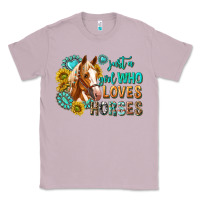 Lilac western just a girl who loves horses Classic Tee - texasbilliewilder