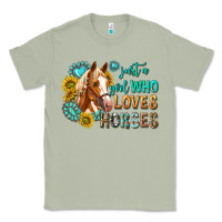 Matcha western just a girl who loves horses Classic Tee - texasbilliewilder