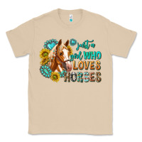 Mushroom western just a girl who loves horses Classic Tee - texasbilliewilder