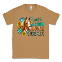 Toasted Coconut western just a girl who loves horses Classic Tee - texasbilliewilder