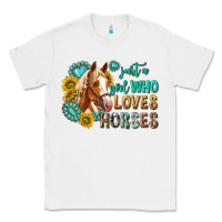 White western just a girl who loves horses Classic Tee - texasbilliewilder