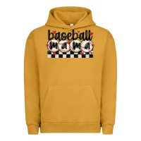 Pigment Peanut Butter baseball mama Urban Hoodie - MaliasSmallBusiness