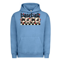 Pigment Pebble Blue baseball mama Urban Hoodie - MaliasSmallBusiness