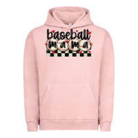 Pigment Salmon baseball mama Urban Hoodie - MaliasSmallBusiness