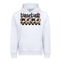 White baseball mama Urban Hoodie - MaliasSmallBusiness