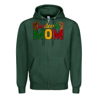 Sports Green juneteenth mom Zipper Hoodie - texasbilliewilder