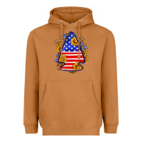 Meerkat American flag arrowhead Heavyweight Hoodie - Neo Western