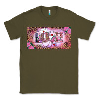 Army Green Valentine's Day Nurse Love Classic Tee - RanaPortraitStore