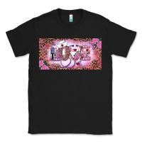 Black Valentine's Day Nurse Love Classic Tee - RanaPortraitStore
