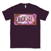 Plum Valentine's Day Nurse Love Classic Tee - RanaPortraitStore
